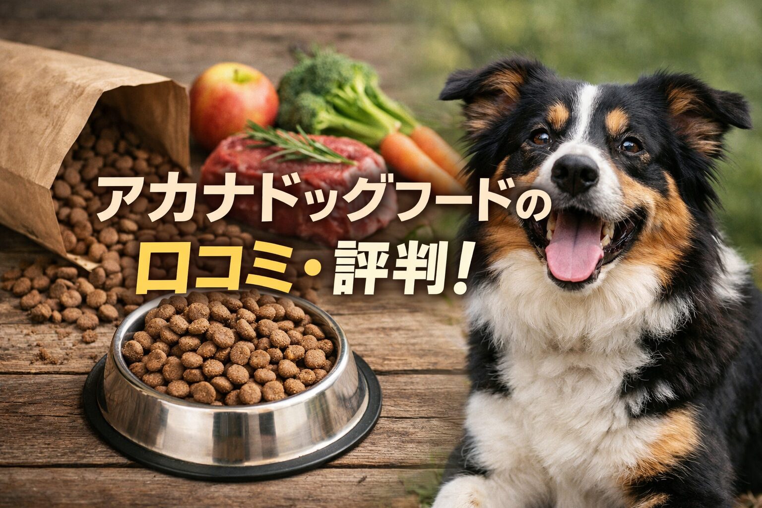 アカナドッグフードの口コミ・評判