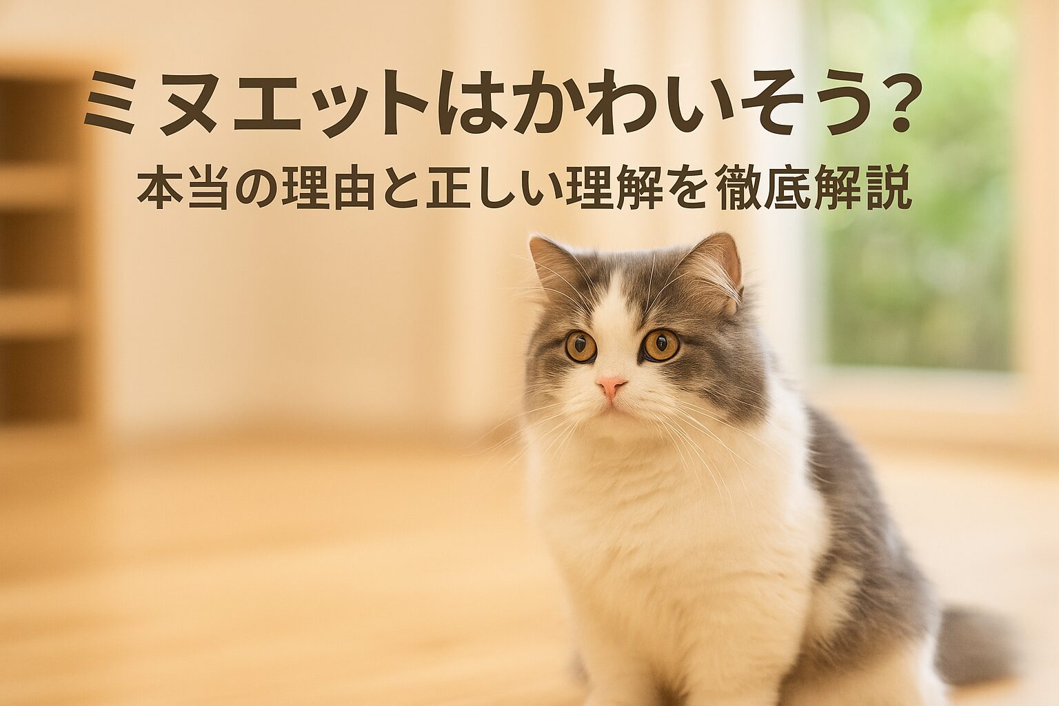 ミヌエットが「かわいそう」と言われる理由