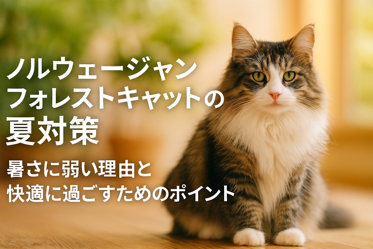 ノルウェージャンフォレストキャットが夏の暑さに弱い理由