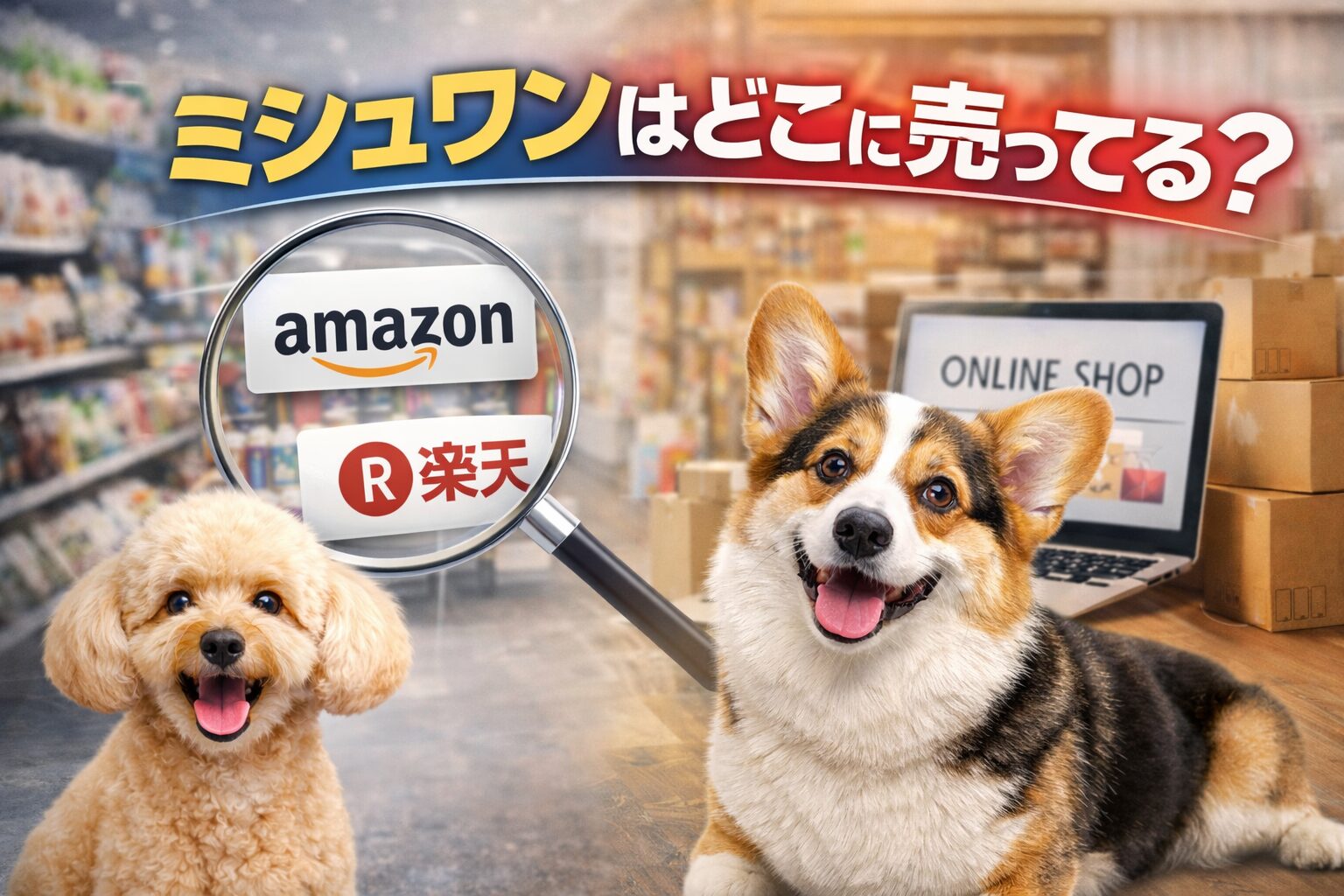 ミシュワンはどこに売ってる？販売場所を徹底比較