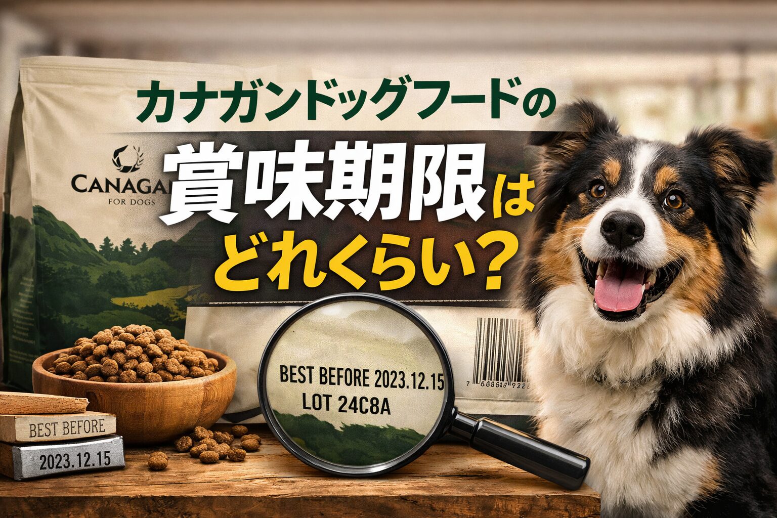 カナガンドッグフードの賞味期限について詳しく解説
