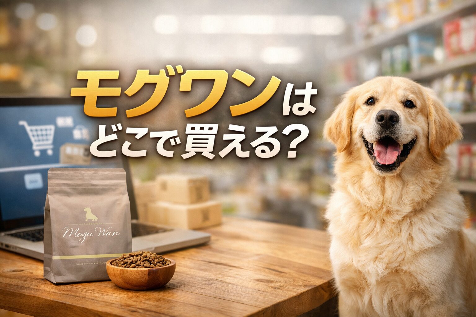 モグワンはどこで買えるのか市販の有無や通販の購入先を徹底調査