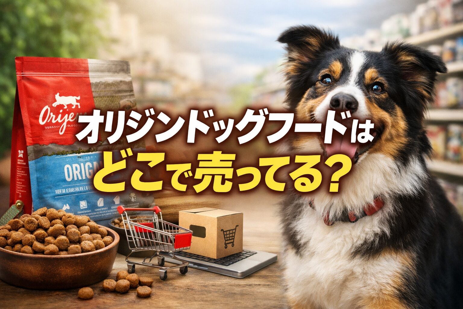 オリジンドッグフードはどこで売ってるのか徹底調査
