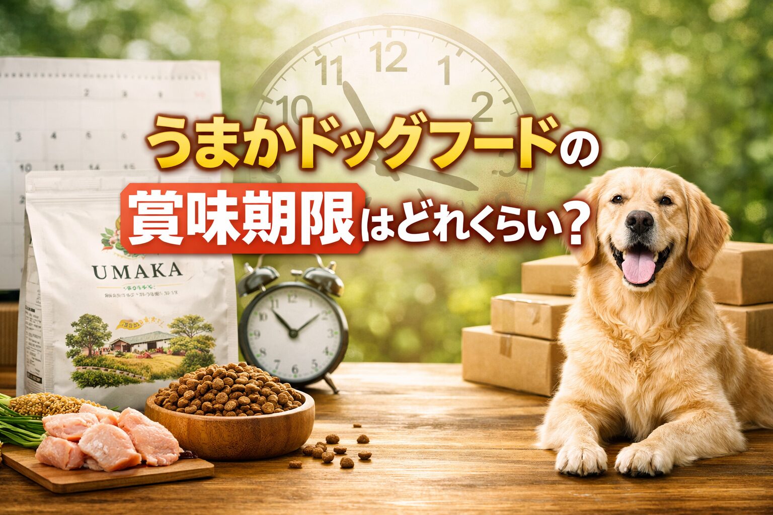 うまかドッグフードの賞味期限について徹底解説