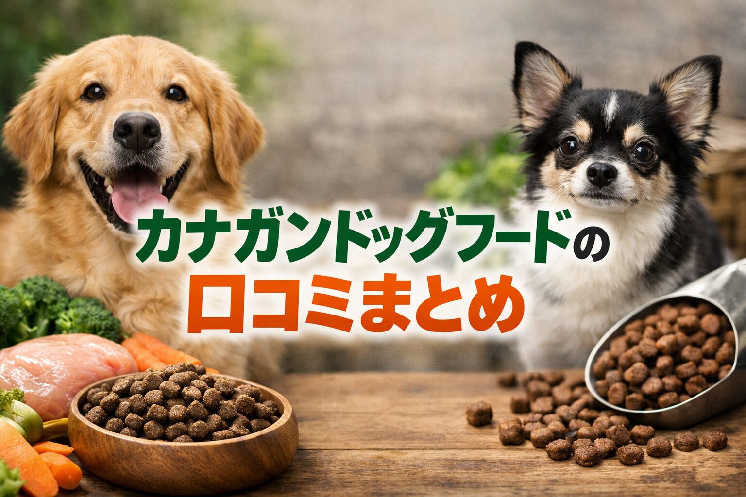カナガンドッグフードの口コミまとめ