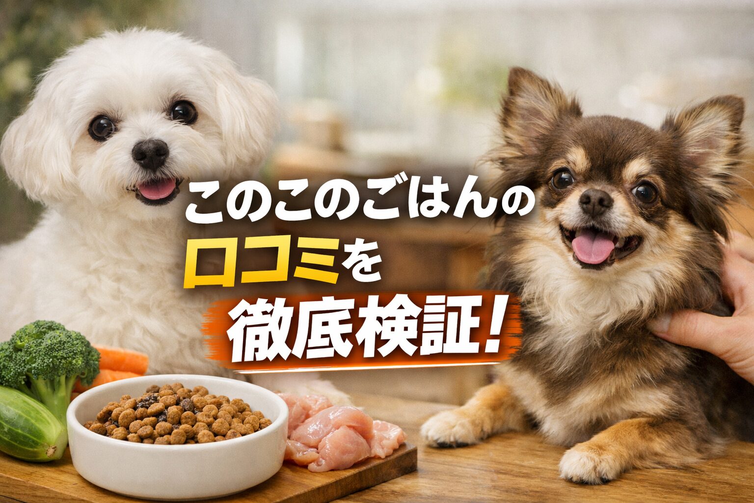 このこのごはんの口コミを良い評判と悪評を比較してどんな犬に合うのかを徹底検証