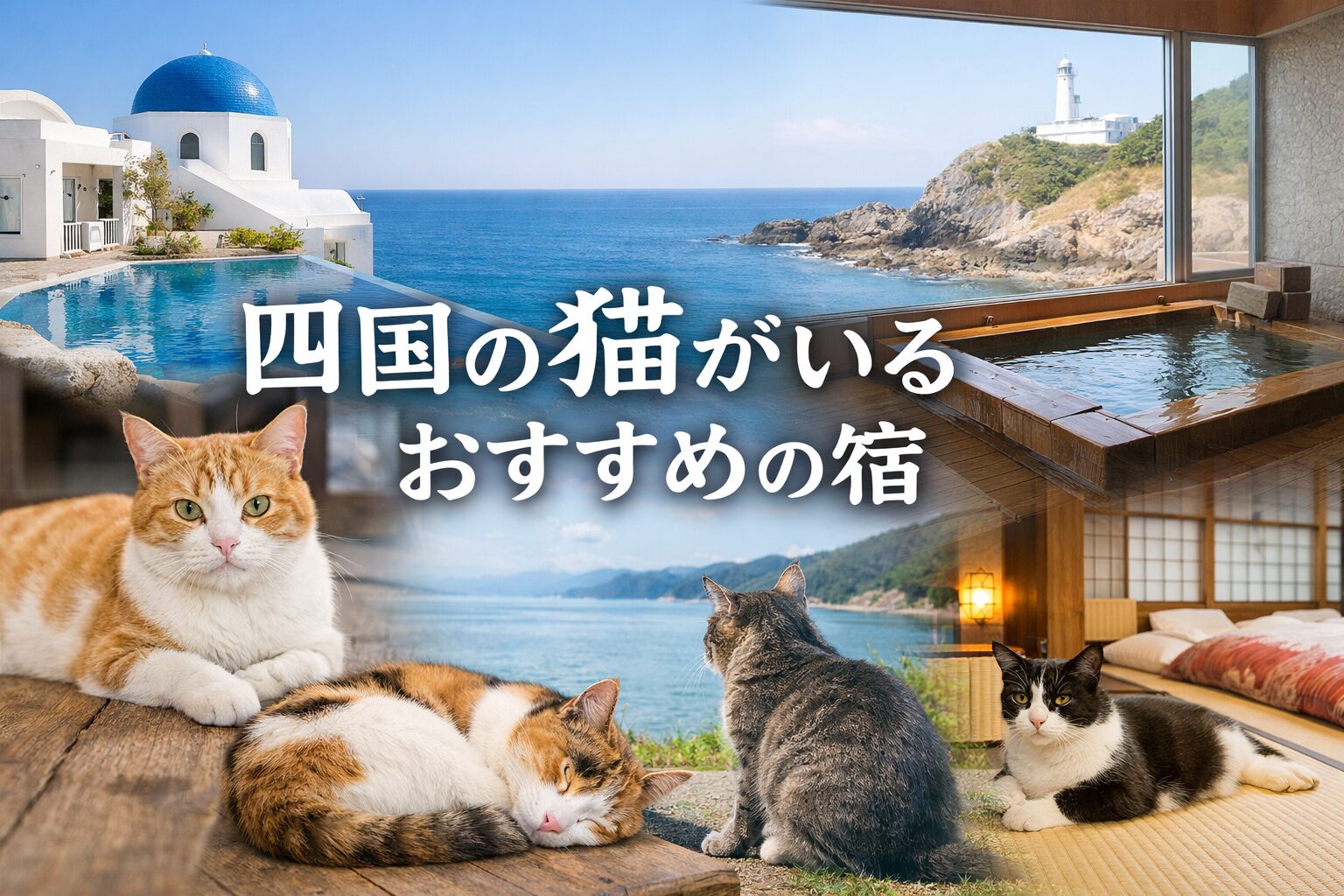 四国の猫がいるおすすめの宿