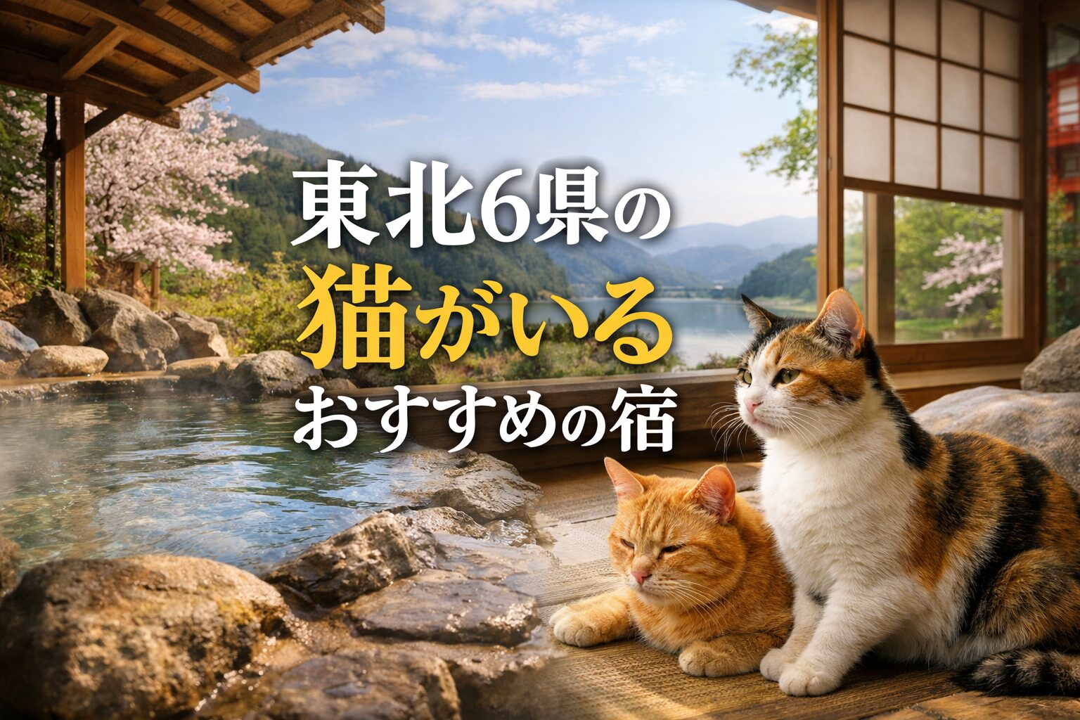 東北6県の猫がいるおすすめの宿