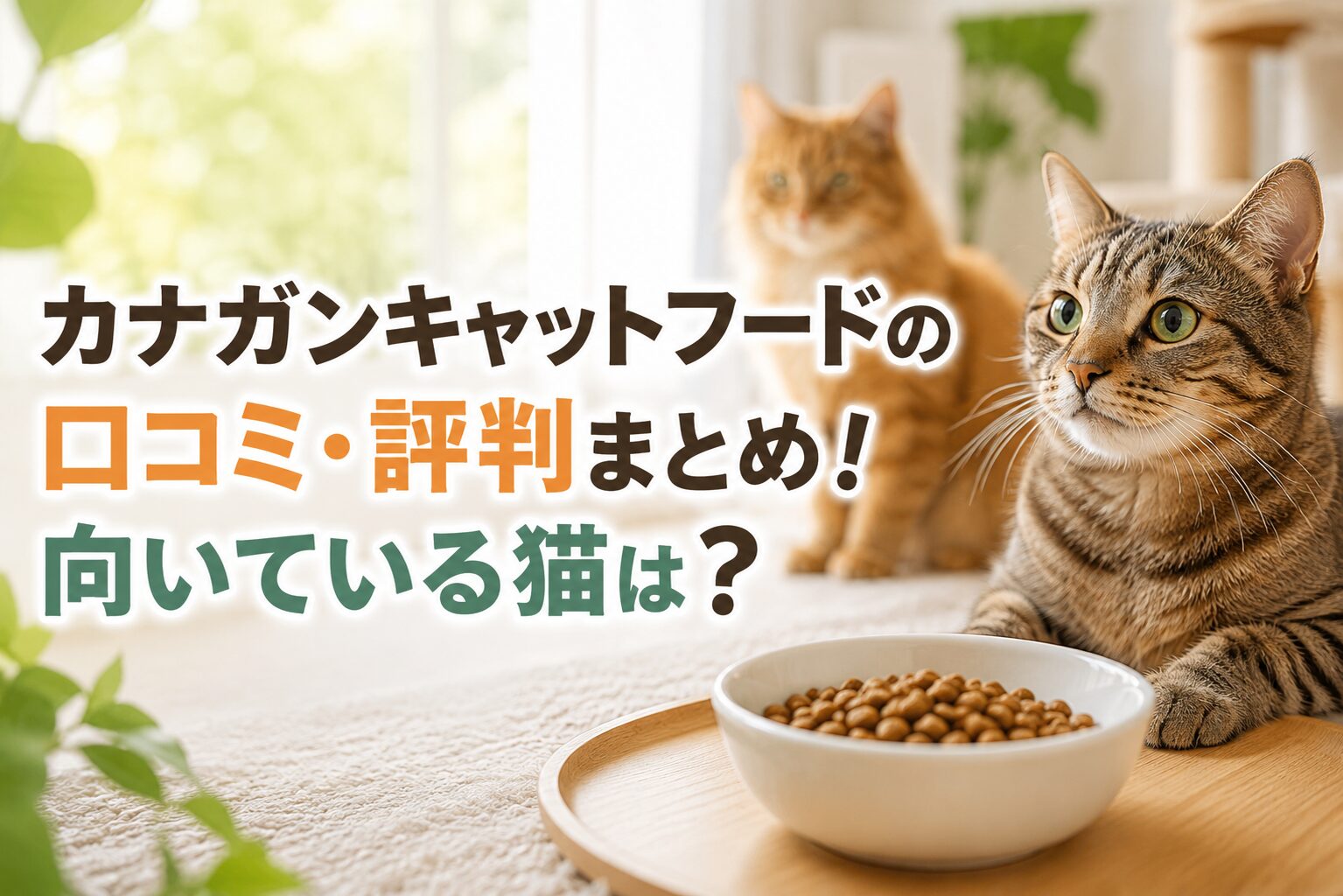 カナガンキャットフードの口コミ・評判まとめ