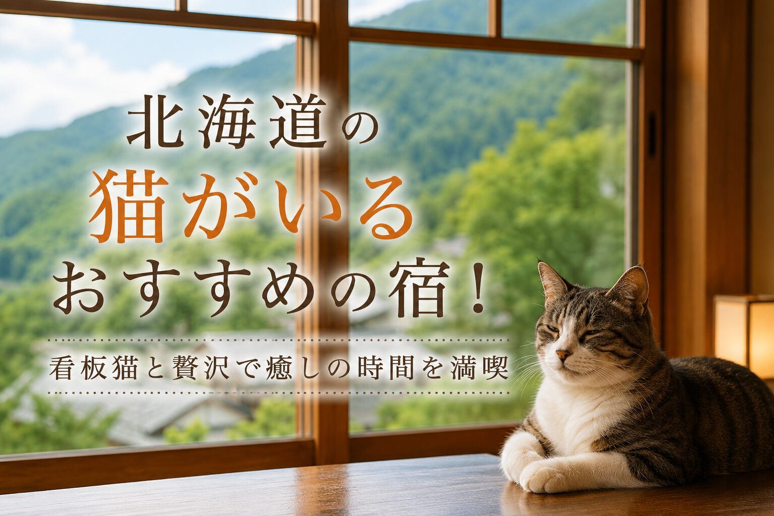北海道の猫がいるおすすめの宿