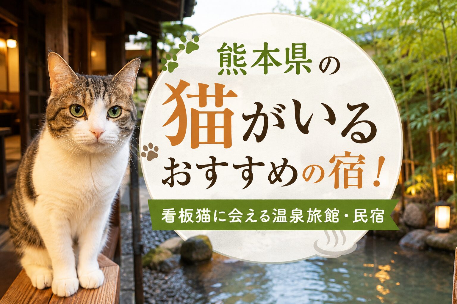 熊本県の猫がいるおすすめの宿