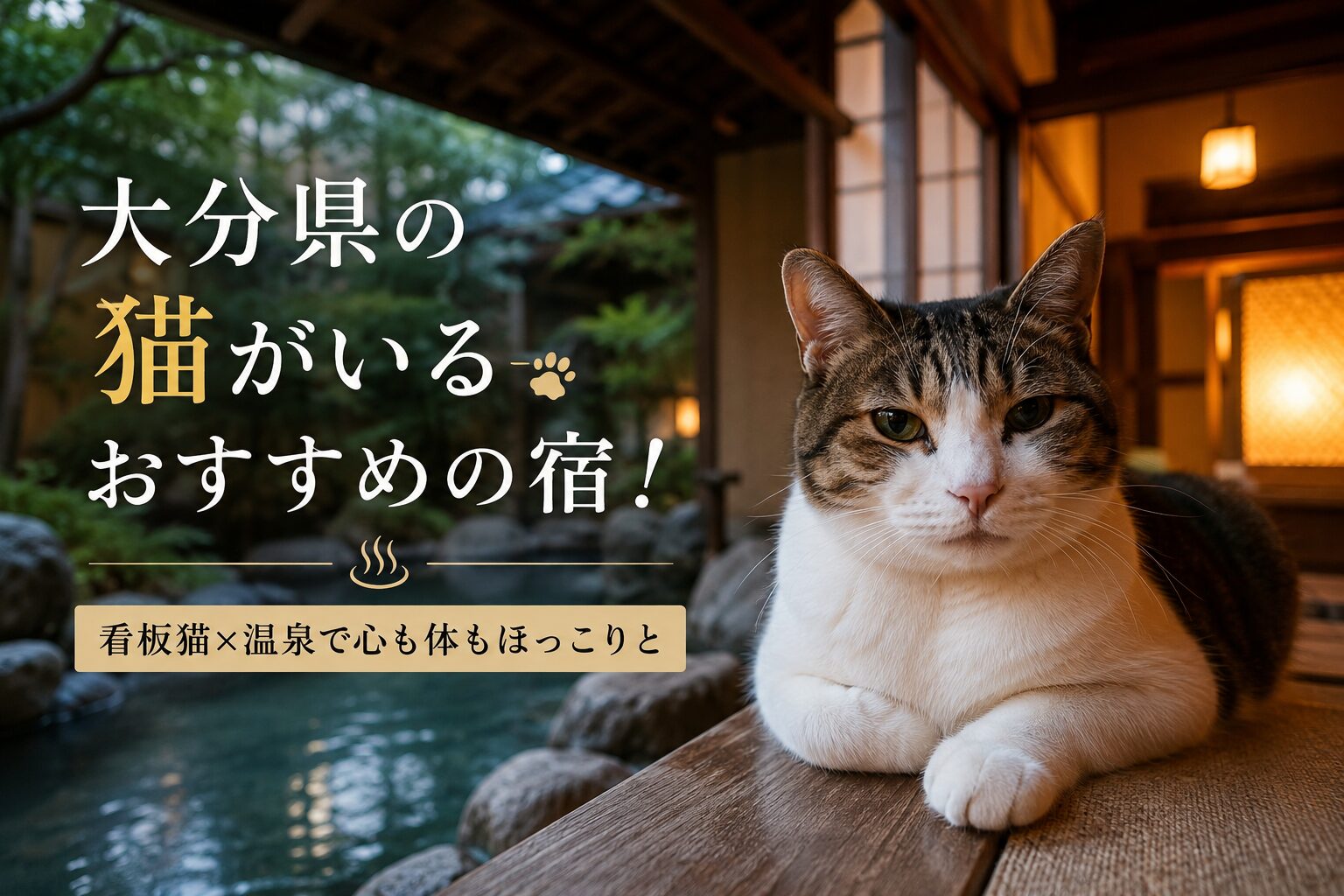 大分県の猫がいるおすすめの宿